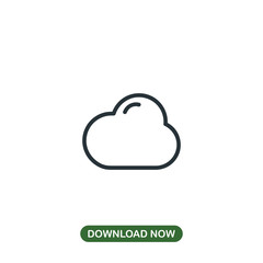Cloud icon vector