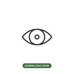 Eye icon vector