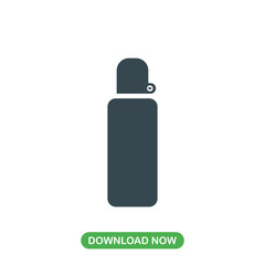 Thermos icon vector