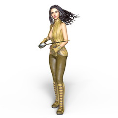 Obraz premium 女性剣士