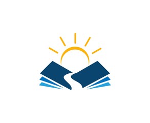 Book sun logo