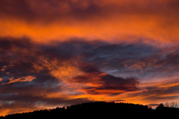 Brennender Himmel