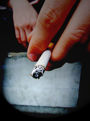 Smoking Cigarettes - obrazy, fototapety, plakaty
