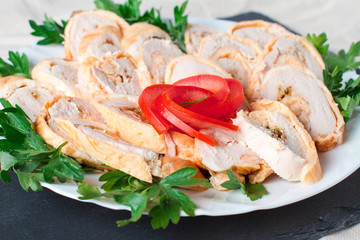 sliced meatloaf