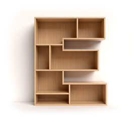 Shelf font 3d rendering letter E