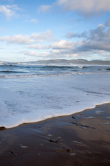 Ballyliffen Beach Donegal on Winter day