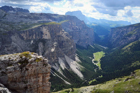 Vallunga, Parco Naturale Puez-odle, Dolomiti, Italia