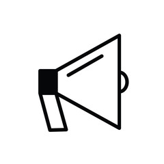 speaker icon on white background