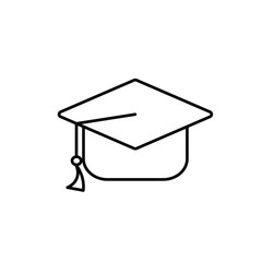 graduation icon on white background