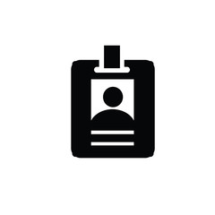 id icon on white background