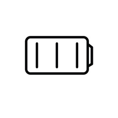 battery icon on white background