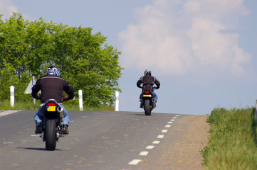 DEUX MOTARDS  ref 3005