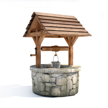 Water Well 3d Illustration