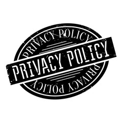 Privacy Policy rubber stamp. Grunge design with dust scratches. Effects can be easily removed for a clean, crisp look. Color is easily changed.