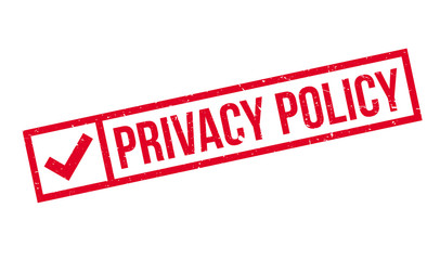 Privacy Policy rubber stamp. Grunge design with dust scratches. Effects can be easily removed for a clean, crisp look. Color is easily changed.