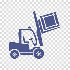 wheel forklift icon vector