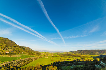 Green hill in Sardinia