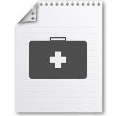 Obraz premium First aid vector icon