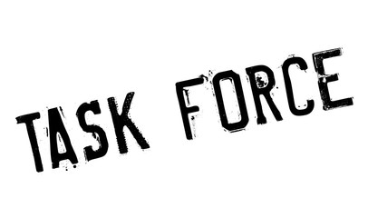 Task Force rubber stamp. Grunge design with dust scratches. Effects can be easily removed for a clean, crisp look. Color is easily changed.