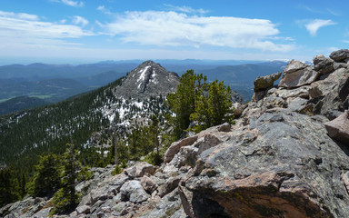 View of Estes Cone, Rocky Mountain National Park, Colorado