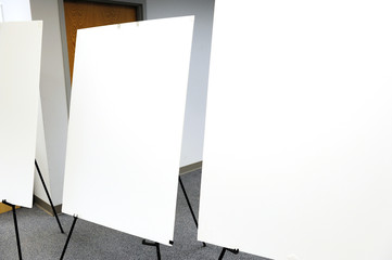 blank posters in the office