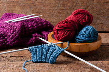 knitting wool yarn
