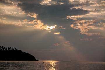 Fototapeta premium Sunset in Thailand