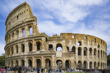 Fototapeta na wymiar Colosseum in Rome, Italy,selective focus.