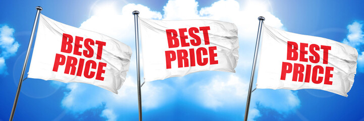 best price, 3D rendering, triple flags