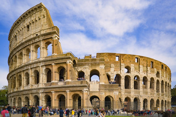 Fototapeta na wymiar Colosseum in Rome, Italy,selective focus.