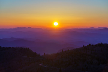 Sunrise on Black Balsam