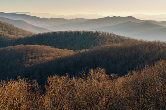 A Winter Morning On The Blue Ridge Parkway