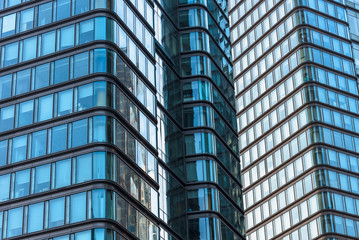 Fototapeta premium Close-Up Of Modern Office Buildings,Shenzhen,China.