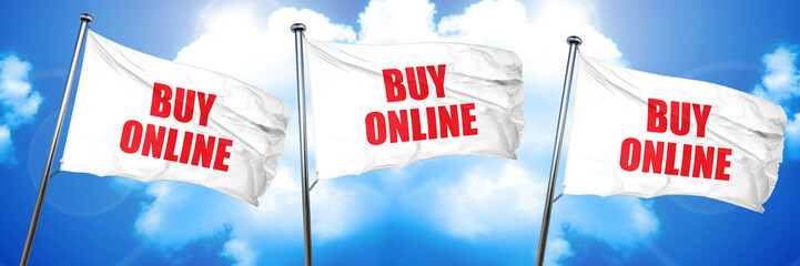 buy online, 3D rendering, triple flags