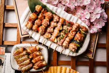 korean style pub food Spicy mix satay