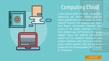Computing Cloud Conceptual Banner