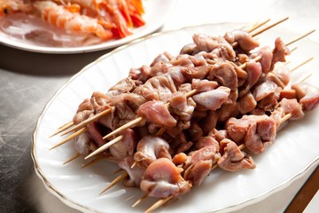 Grilled chicken Skewers