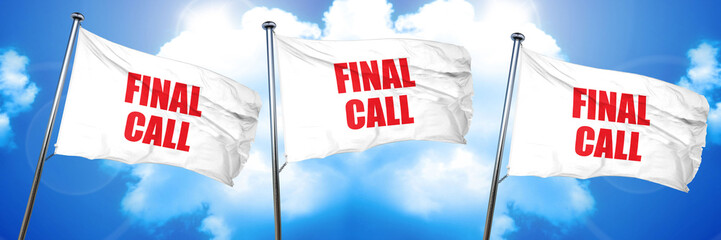 final call, 3D rendering, triple flags