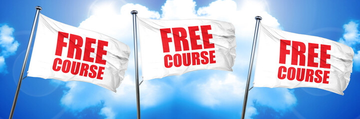 free course, 3D rendering, triple flags