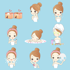 Fototapeta premium woman with make up