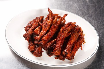 dakbal is korean style pub food Spicy chicken feet