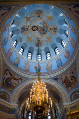 Fototapeta na wymiar baptism in the Church of Russia