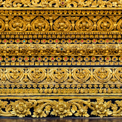Thai's classic pattern stucco