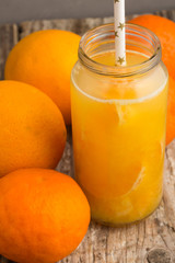 orange juice close up.