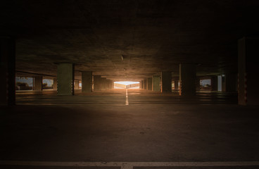 Indoor parking garage