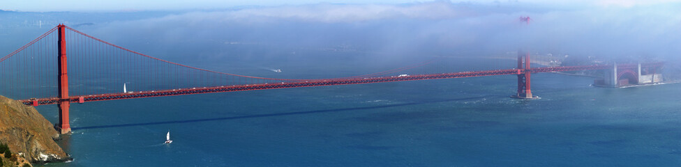 Golden Gate Bridge panorama