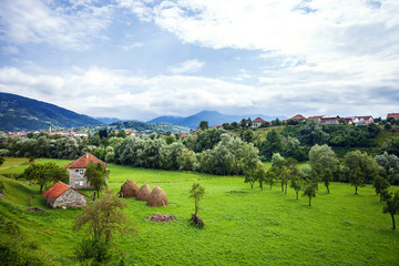Serene view of village near Plav town in Montenegro