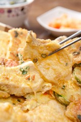 korean pancake mix plate