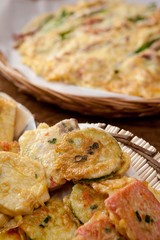 korean pancake mix plate