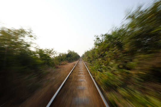 Riding the Bamboo Train in Battambang, Cambodia